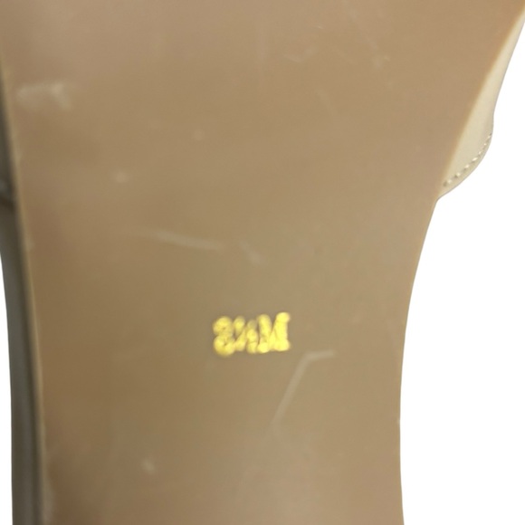 Bettye Muller nude pointed toe sling back dressy formal high heel shoe 8 1/2 - Picture 11 of 13